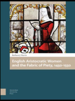 Book cover for English Arisocratic Women and the Fabric of Piety