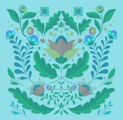 image of flowers and tree leafs and bark