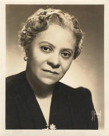 Black and white photo of Florence Price