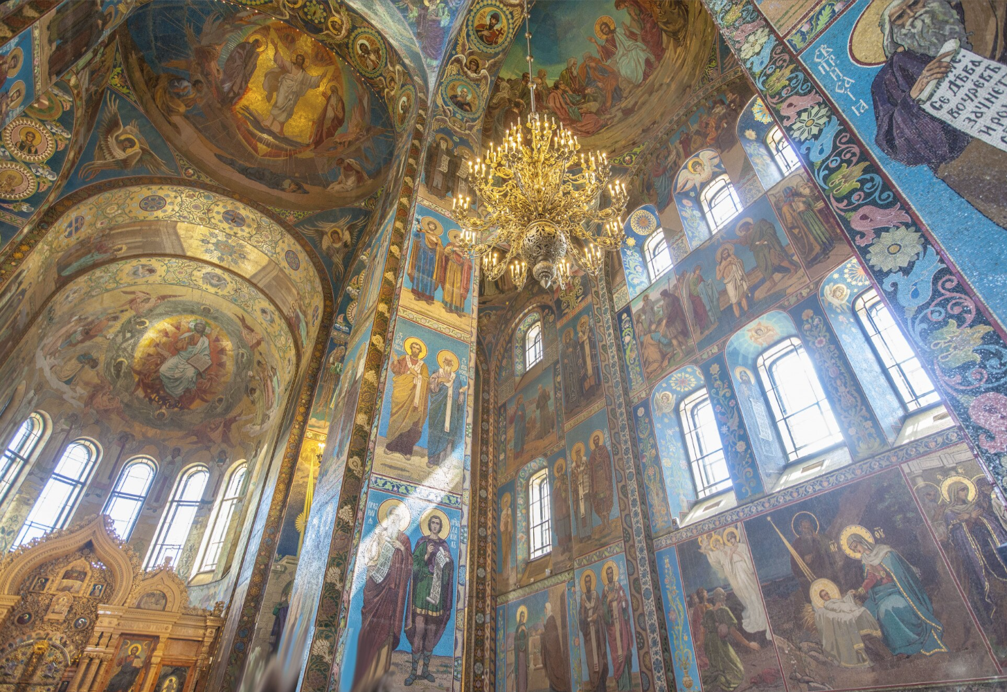 interior lavish orthodox church