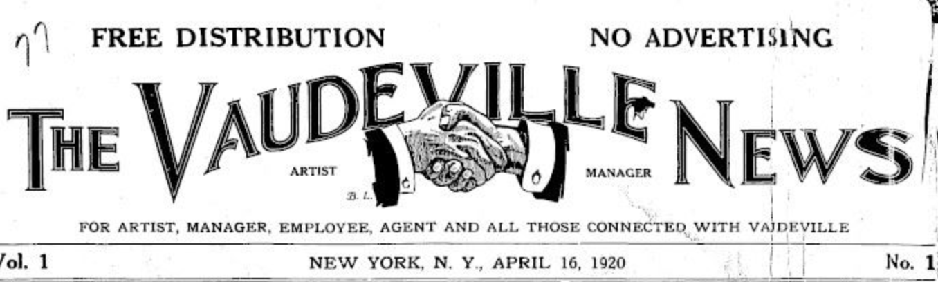 vaudeville news image