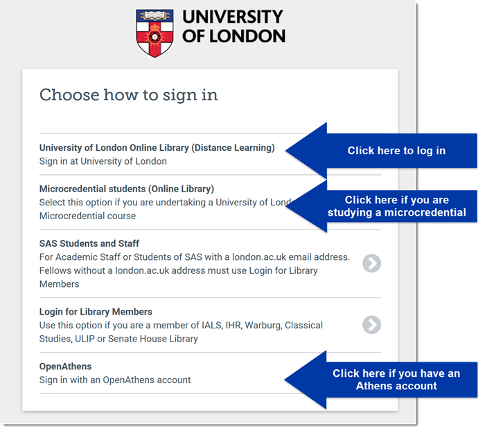 The pages which asks you to choose how to sign in